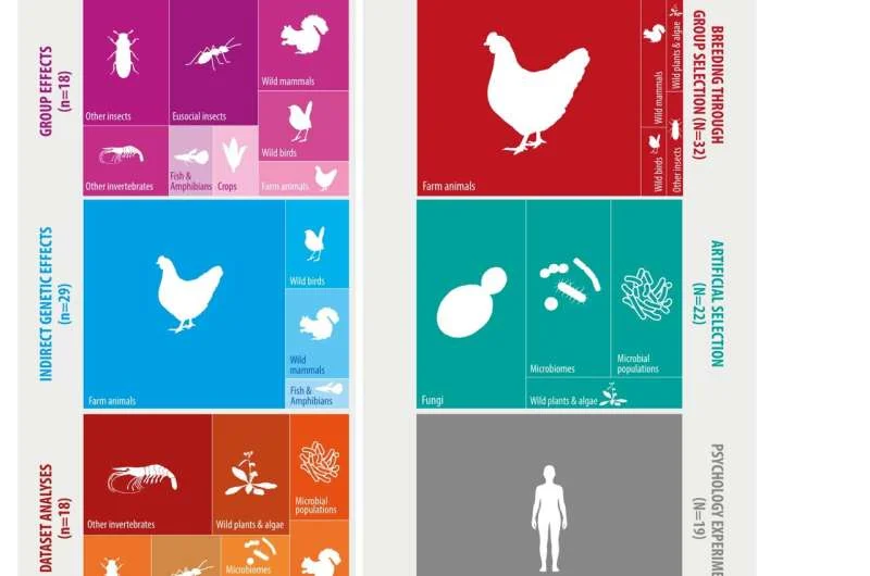 Natural selection can work at many levels, from molecules to ecosystems - 4