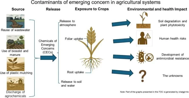 Researchers warn of risks posed by 'contaminants of emerging concern' found in crops, agricultural soil - 1