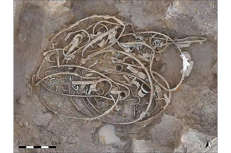 Two buried Iron Age hoards reveal first evidence for four-wheeled wagons in Britain - 2