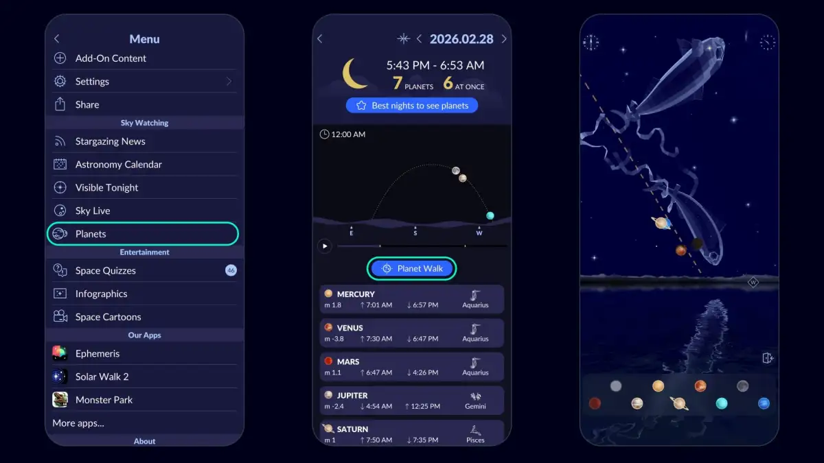 Six planets on show in celestial 'parade' - 1
