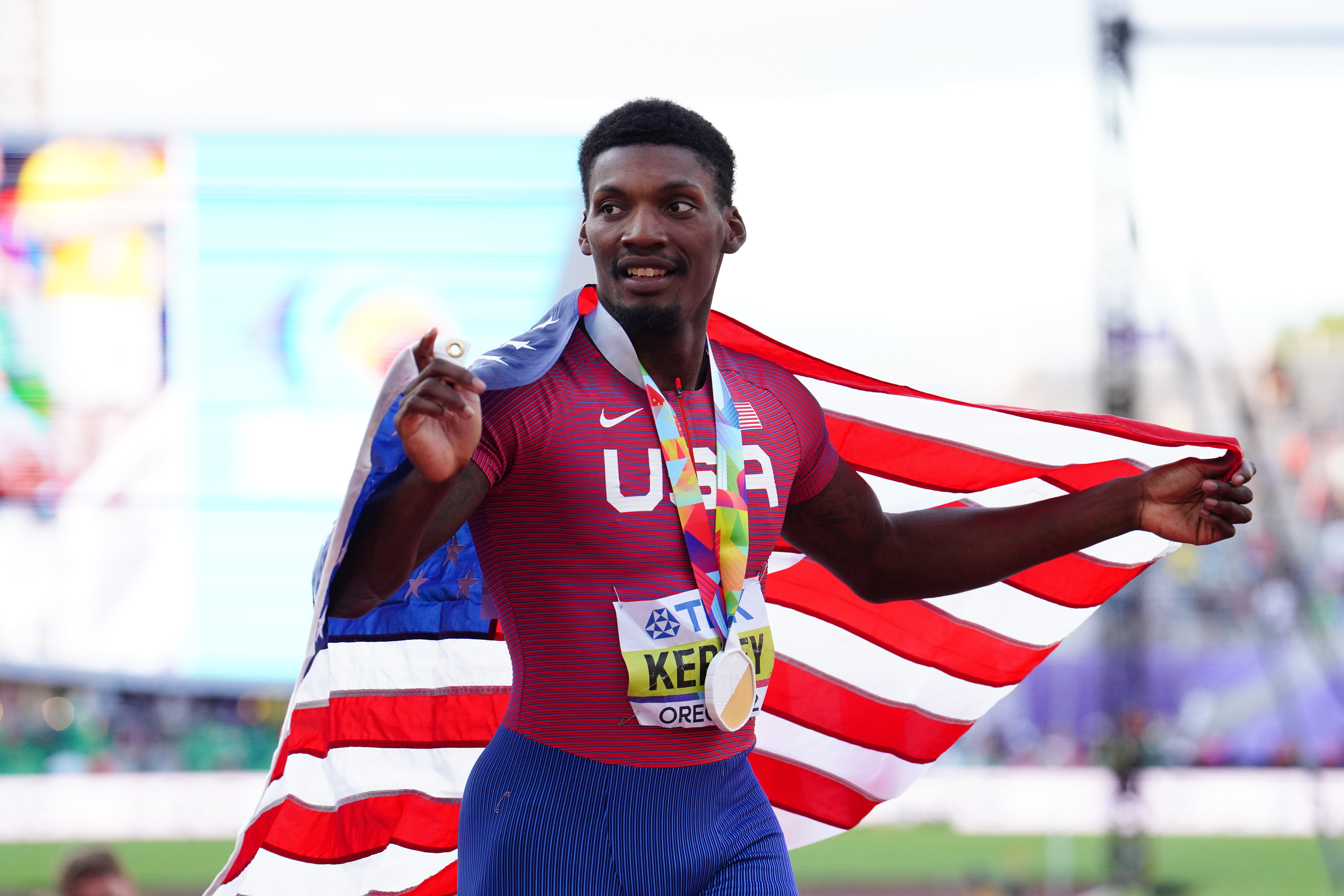 Former 100m world champion Kerley banned for two years - 4