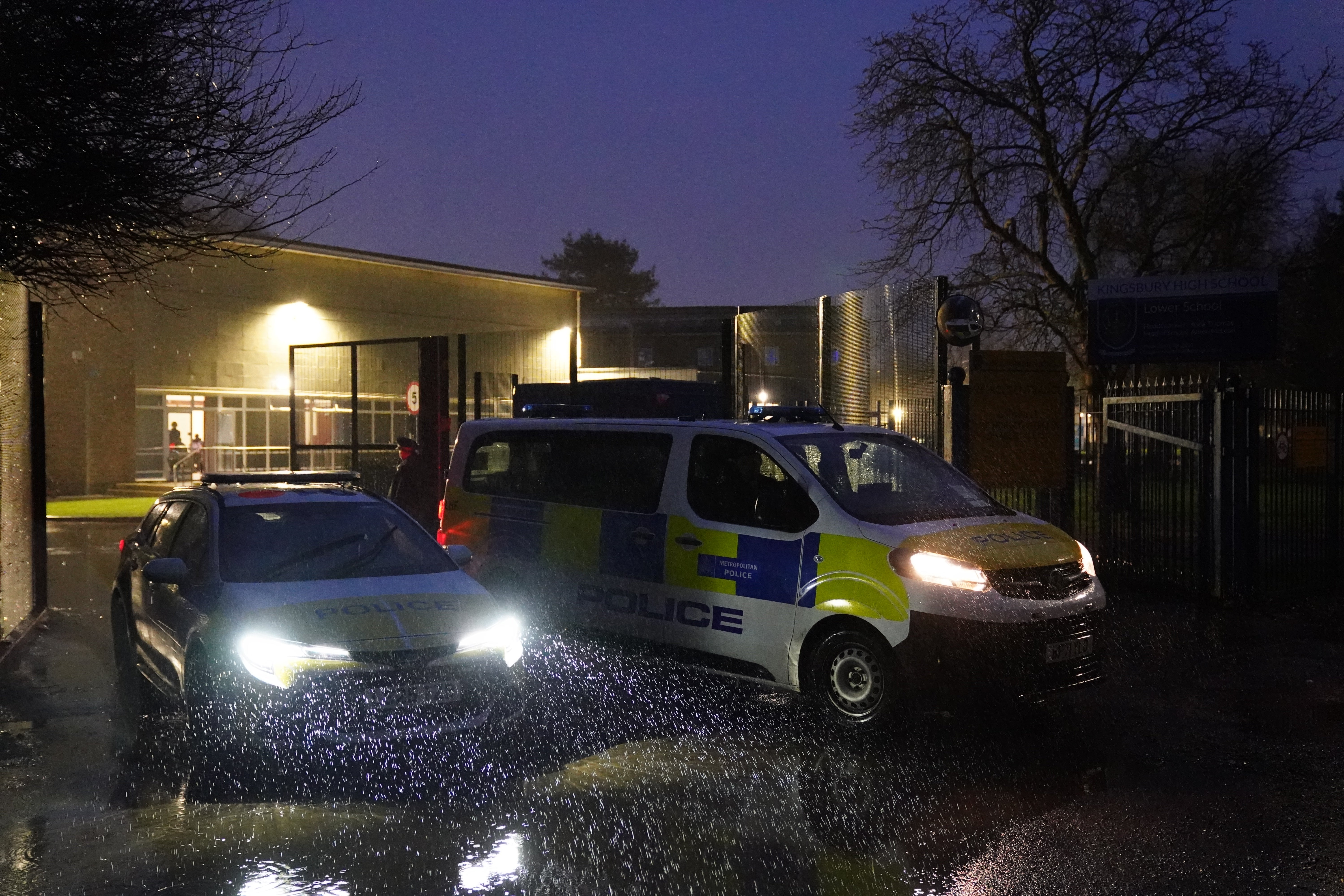 Hunt on for teen after two boys stabbed at school - 2