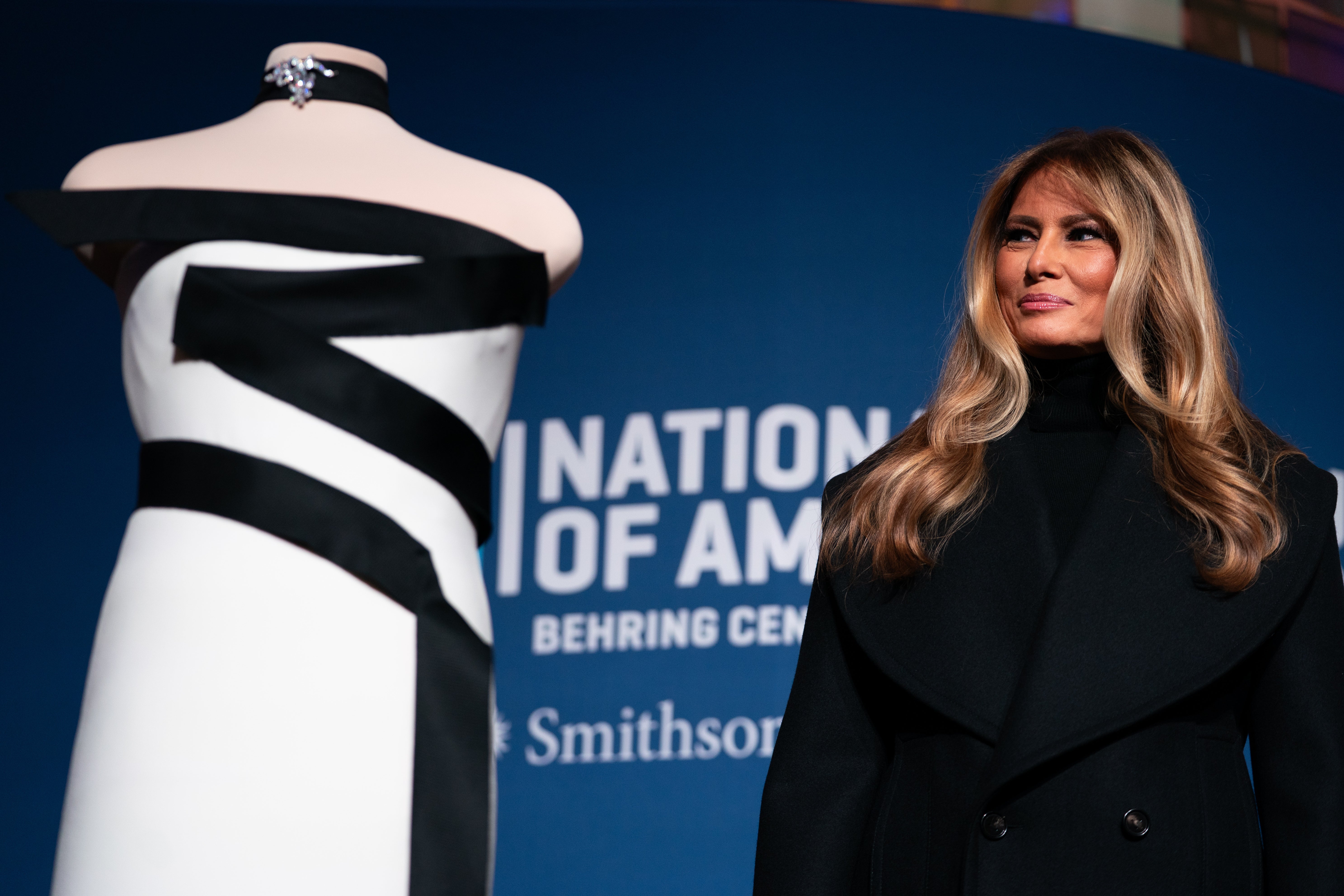 Melania Trump Presents Her 2025 Inaugural Gown to the Smithsonian - 2