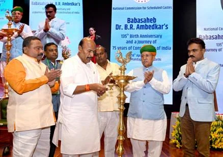 NCSC Chairman Kishor Makwana unveils Dr. B.R. Ambedkar statue in Dowleswaram - 4