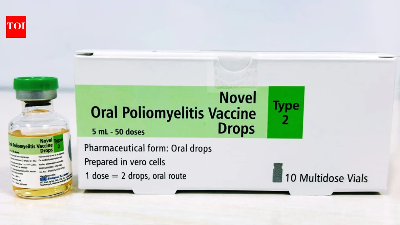 Biological E's novel oral type 2 polio vax gets WHO phase II PQ - Times of India - 1
