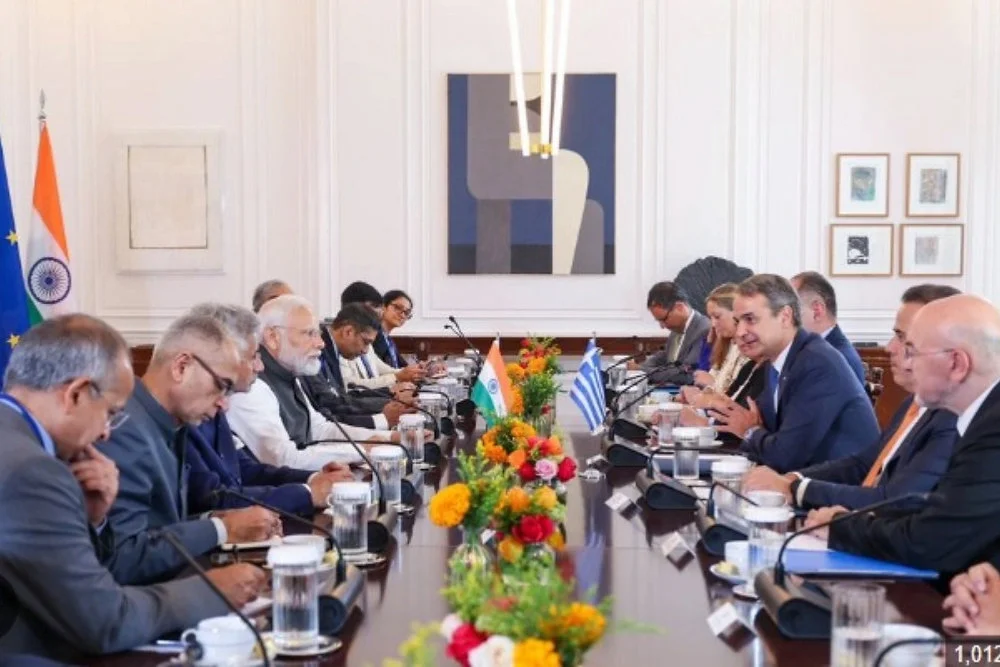 Greek Defence Minister on India visit; boosts defence ties and EU trade deal - 2