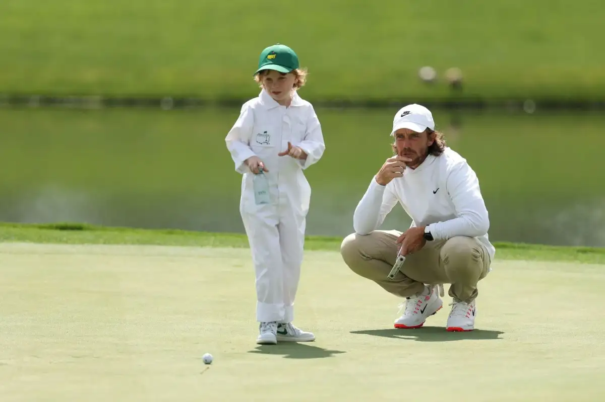 8-year-old Frankie Fleetwood steals the show during Par 3 Contest on the eve of the Masters - 1