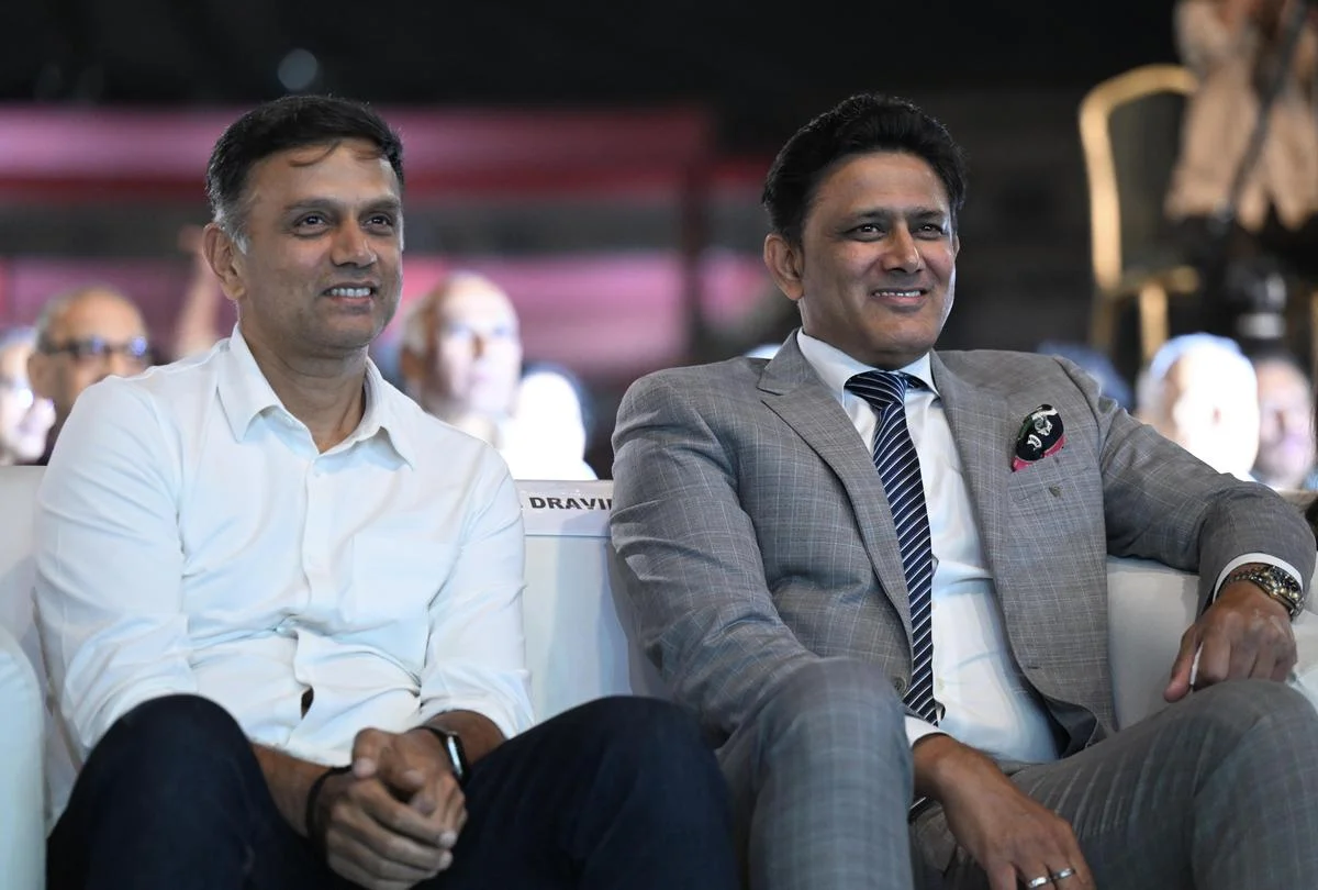 Watch: Rahul Dravid gets stand named after him at Chinnaswamy stadium in Bengaluru - 4