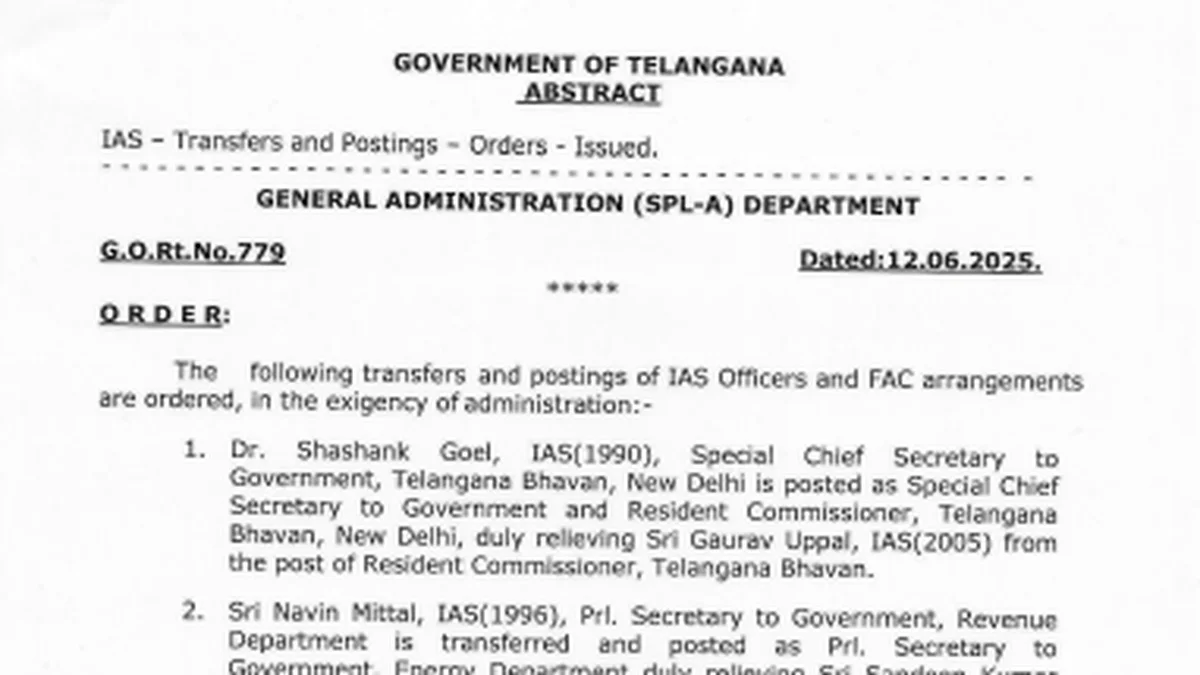 Telangana Govt appoints Vinay Kumar as new Chief Wildlife Warden - 3