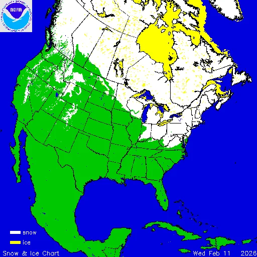 Satellite Pictures Show Snow And Ice Across North America - 3