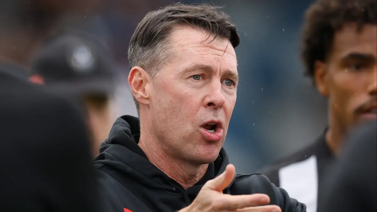Frustrated Collingwood coach Craig McRae addresses wild rumours his marriage is on the rocks ahead of MCG blockbuster - and denies he is eyeing off a shock move to arch-rivals Carlton - 2