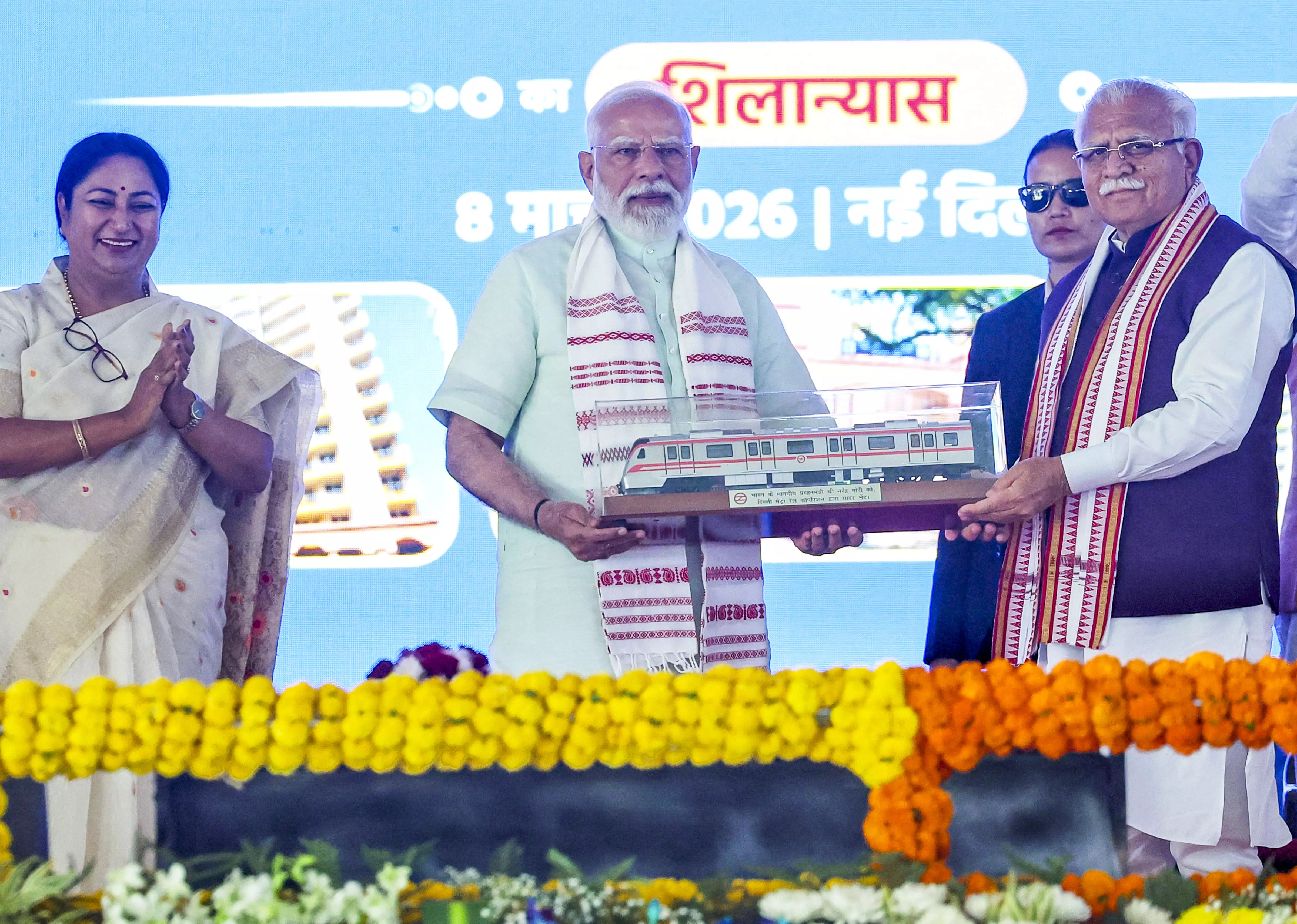 PM Modi inaugurates two new Delhi Metro corridors - 4
