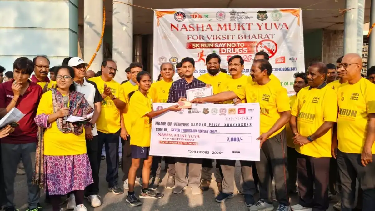 Youth rally for drug-free India in Anantapur awareness run - 1