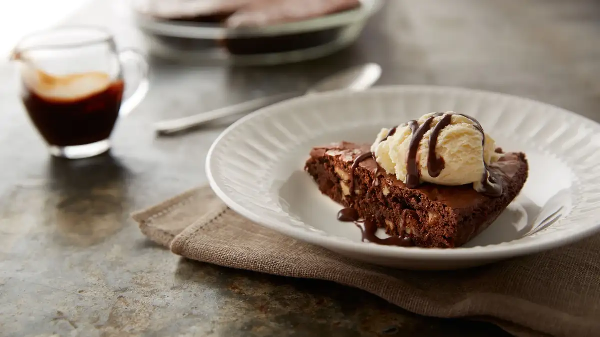 Brownie Ice Cream Pie - 1