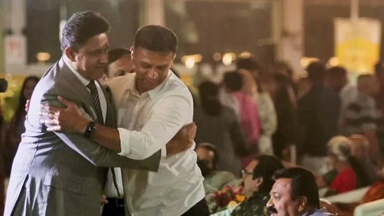 Watch: Rahul Dravid gets stand named after him at Chinnaswamy stadium in Bengaluru - 1