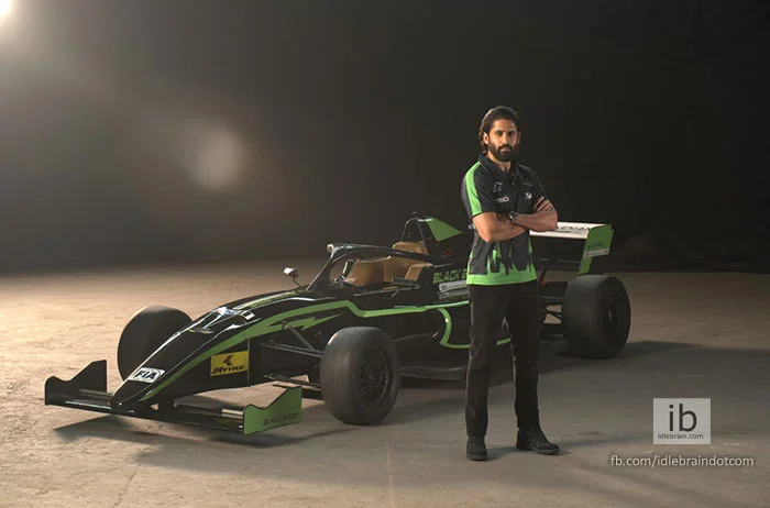 At the Indian Racing Festival, Divy Nandan drove for Hyderabad Blackbirds owned by Naga Chaitanya - 1