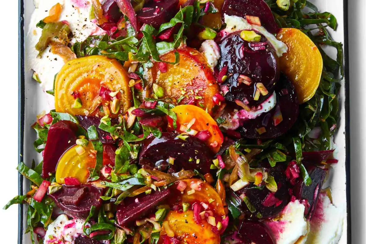 Beet and Snap Pea Salad With Ricotta - 2