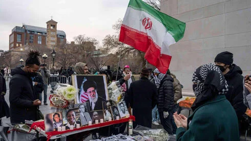 Moment vigil in NYC mourning the death of Iranian Supreme Leader descends into violence as punches thrown - 3